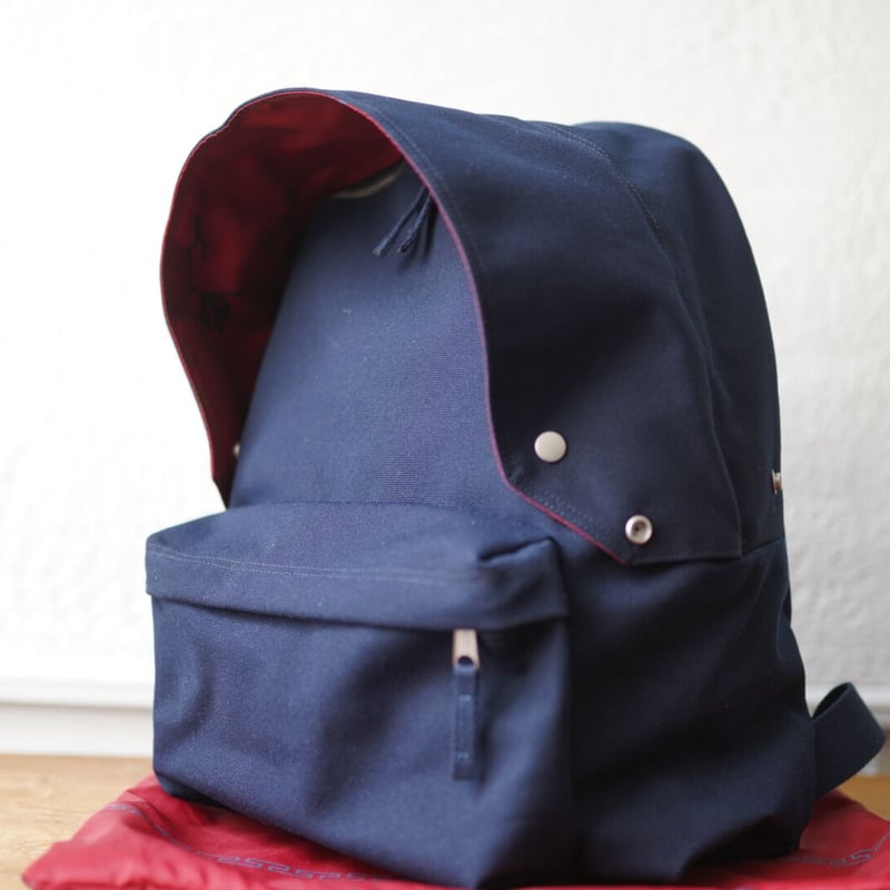 18SS ×EASTPAK PADDED PAK'R Navy Canvas リュックサック