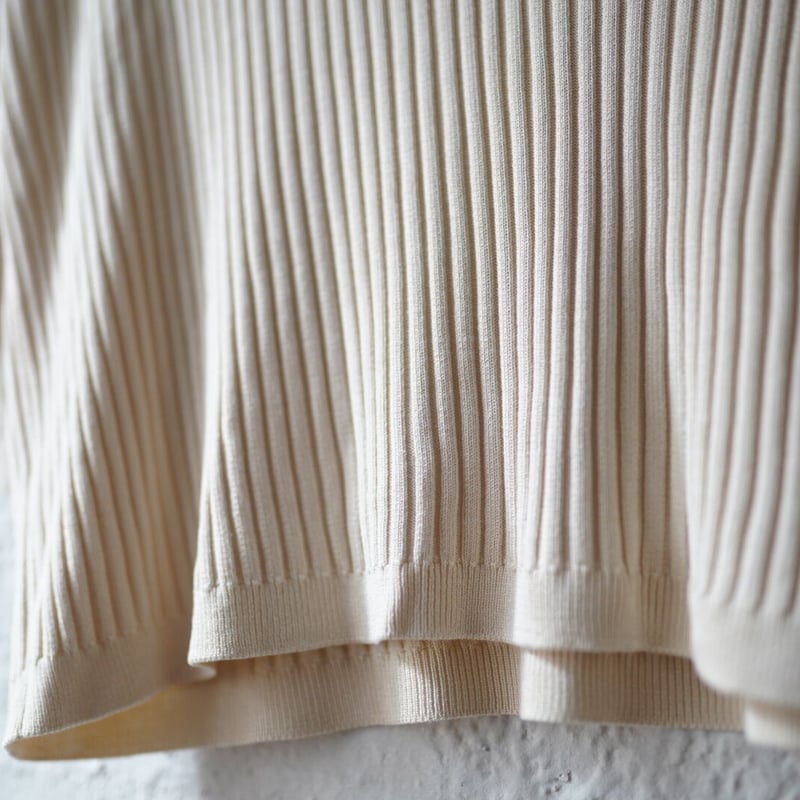 シルクニットセーター アイボリー / SARA LANZI(サラランツィ) | D  