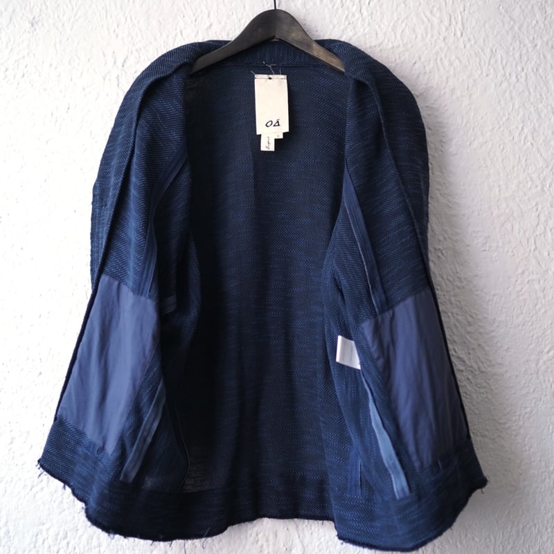 20SS Weave Jacket インディゴ刺し子ジャケット / Omar Afridi(オ 20SS Weave Jacket インディゴ刺し子ジャケット / Omar Afridi(オ