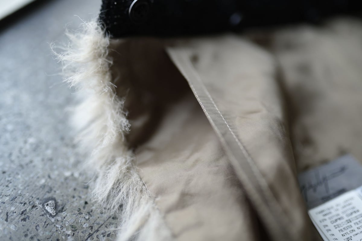 13AW ファー切替巻きスカート / Yohji Yamamoto POUR HOMME(ヨウ 13AW ファー切替巻きスカート / Yohji Yamamoto POUR HOMME(ヨウ