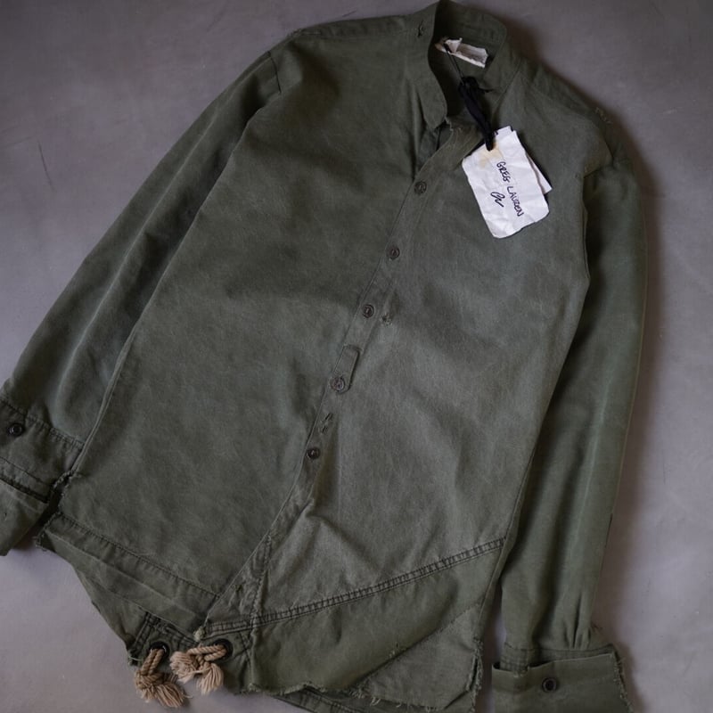 新しい季節 グレッグローレン テントシャツ GREG LAUREN ミリタリー