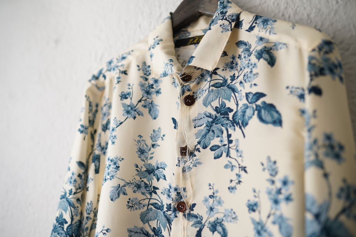 稀少品 ARCHIVIO J.M.Ribot 22AW Flower Shirt【ミッドセンチュリー 