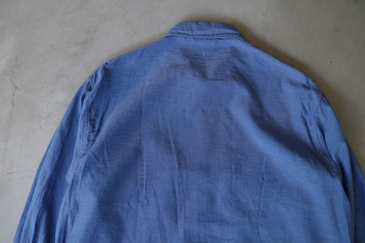 21SS ベタシャン シャンブレーCPOシャツ / COMOLI(コモリ) | D 21SS ベタシャン シャンブレーCPOシャツ / COMOLI(コモリ) | D