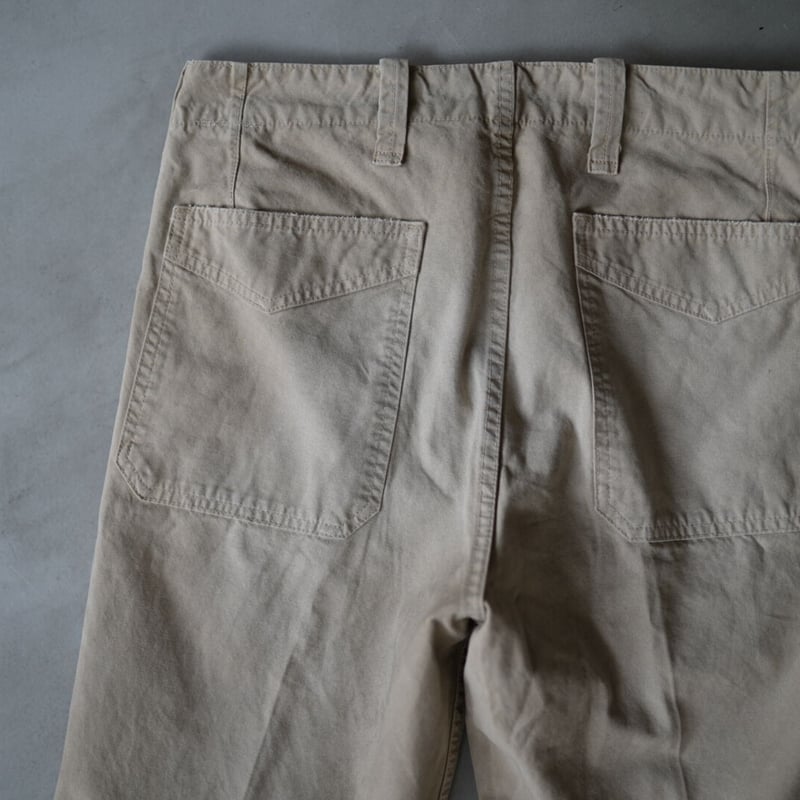 21SS GIFFORD PANTS DMGD ダメージ加工ワークトラウザーズパンツ / vi