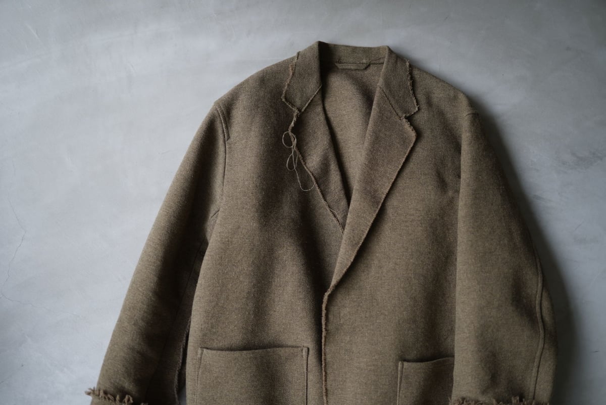 18AW 作務衣ウールツイードジャケット / COMOLI(コモリ) | D