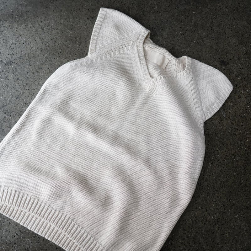 05SS 白タグ　Martin Margiela アシンメトリーニットベスト 05SS 白タグMartin Margiela アシンメトリーニットベスト