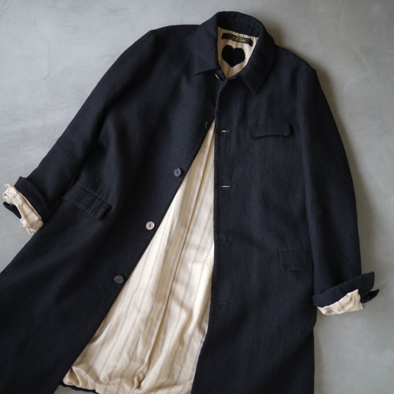 19AW ウールリネンステンカラーコート / ARCHIVIO J.M.Ribot(アルキヴィ...