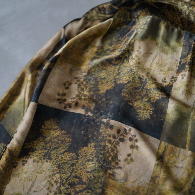 21SS 総柄シルクシャツ / Geoffrey.B.Small(ジェフリービー 21SS 総柄シルクシャツ / Geoffrey.B.Small(ジェフリービー