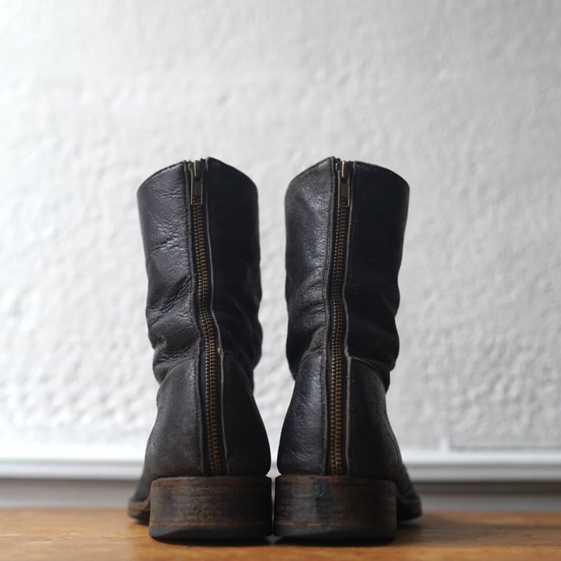 C DIEM カルペディエム　バックジップブーツ ホースデストロイ 42サイズ カルペ ディエム C Diem バックジップブーツ 42ホースレザー C DIEM