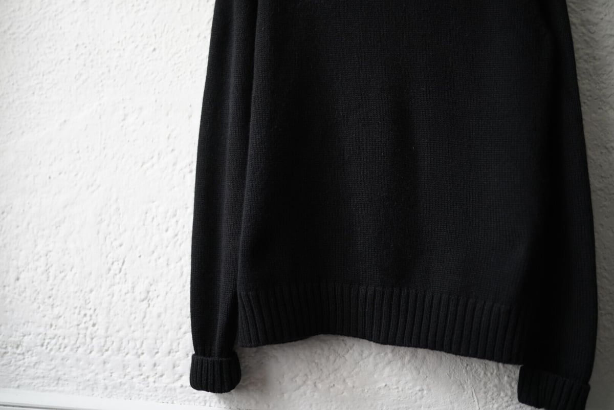 21AW MARTIN カシミヤウールハイネックニットセーター ブラック 21AW MARTIN カシミヤウールハイネックニットセーター ブラック
