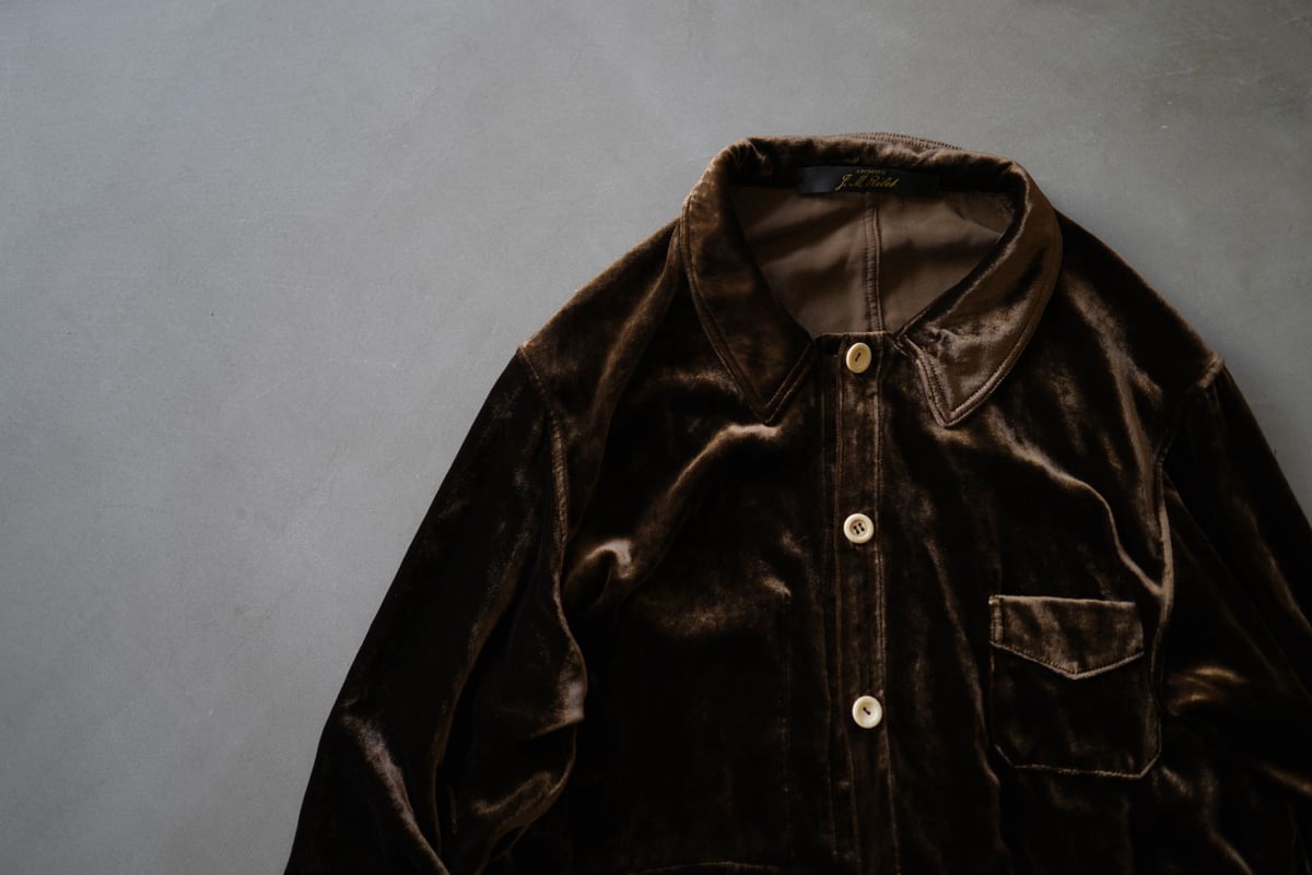 19AW ベルベットクラシックブレザージャケット / ARCHIVIO J.M. 19AW ベルベットクラシックブレザージャケット / ARCHIVIO J.M.