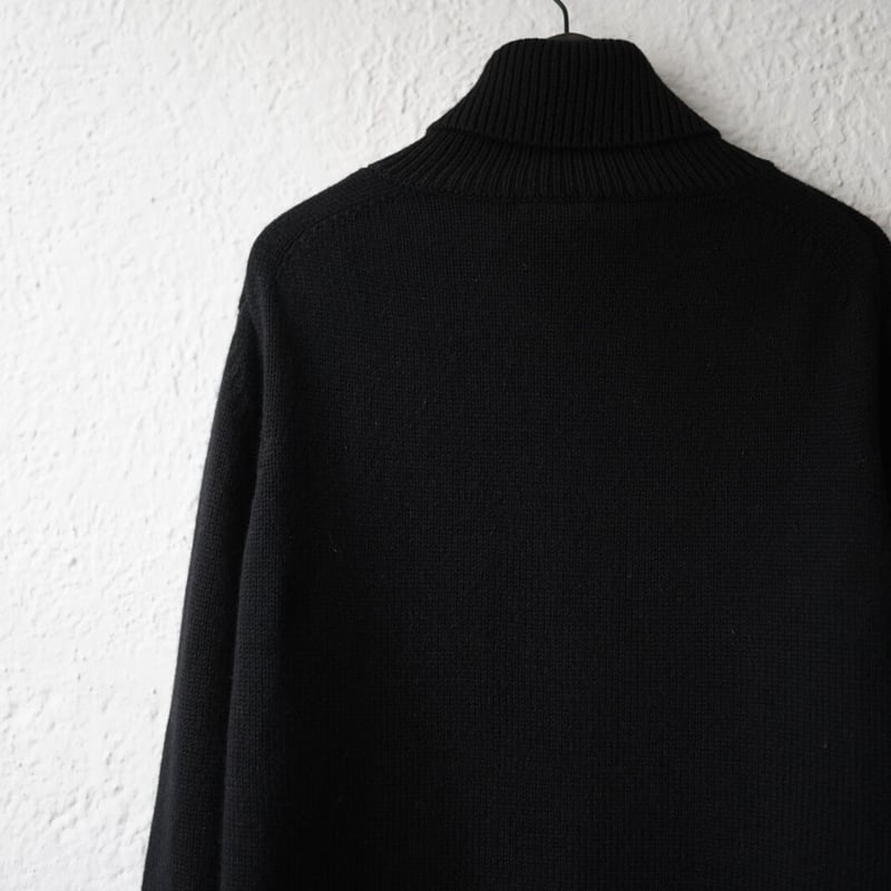 21AW MARTIN カシミヤウールハイネックニットセーター ブラック 21AW MARTIN カシミヤウールハイネックニットセーター ブラック