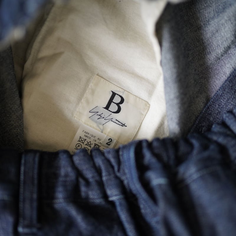 19SS スリットボタンワイドデニムパンツ / B Yohji Yamamoto