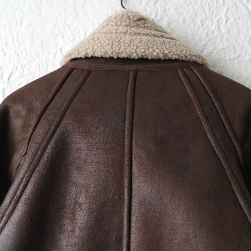 19AW WIDE COLLAR MOUTON COAT ワイドカラームートンコート / PE 19AW WIDE COLLAR MOUTON COAT ワイドカラームートンコート / PE