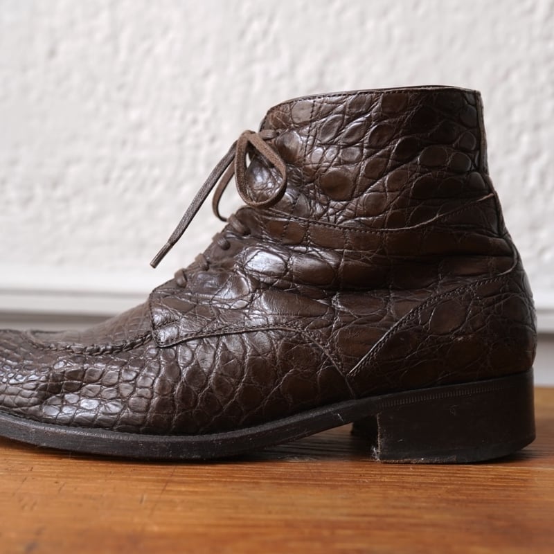 30万円】Le Yucca's クロコ Uチップ/size42/ほぼ新品