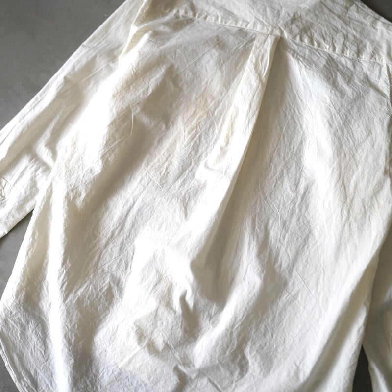 14SS ペーパーライクコットンバンドカラーシャツ / CASEY CASEY 14SS ペーパーライクコットンバンドカラーシャツ / CASEY CASEY