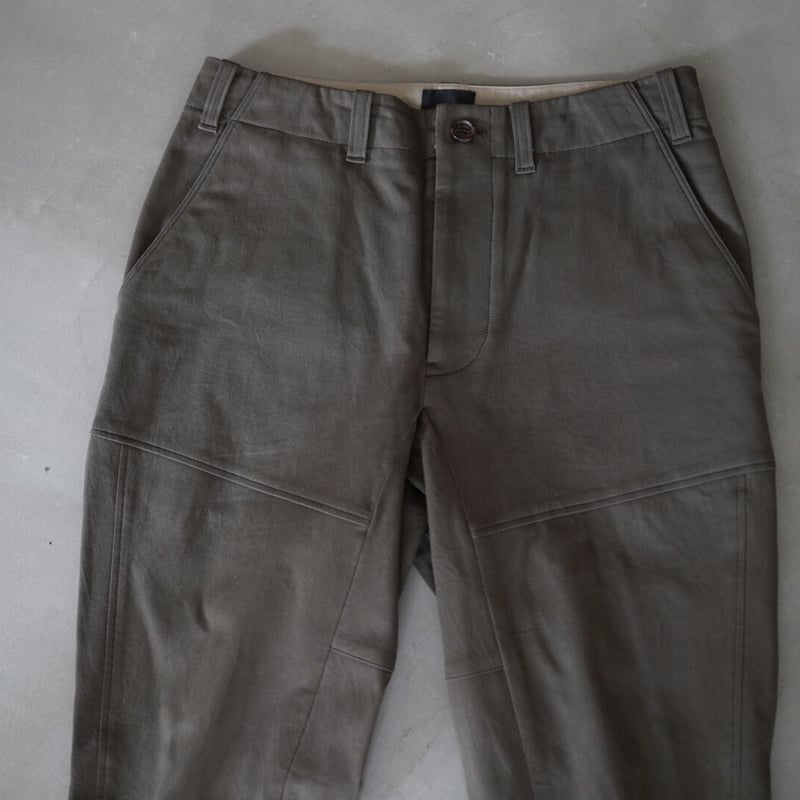 18SS 立体切替パンツ カーキ / 山内 | D