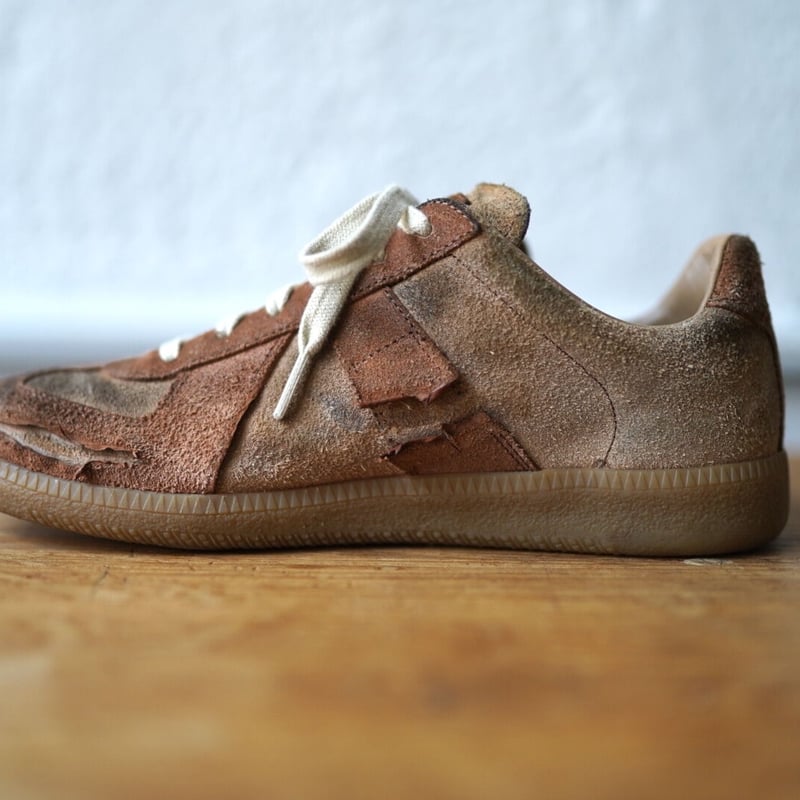 21SS REPLICA ダメージ加工ジャーマントレーナー / Maison 21SS REPLICA ダメージ加工ジャーマントレーナー / Maison
