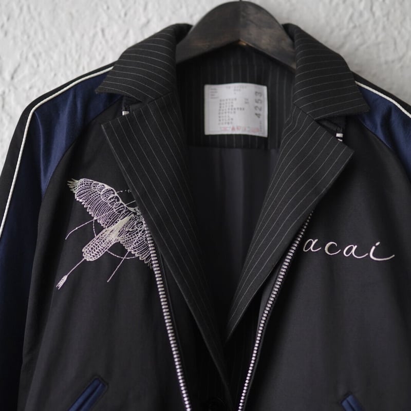 sacai×dr.woo サカイ ドクターウー スカジャン 刺繍 ドッキング