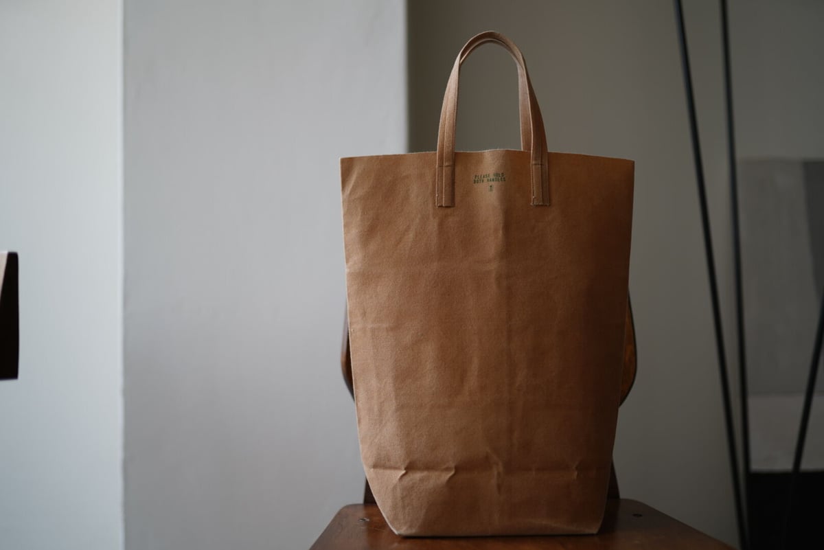 舟形バッグ 蝋引きキャンバスバッグ / 瀧川かずみ | D 