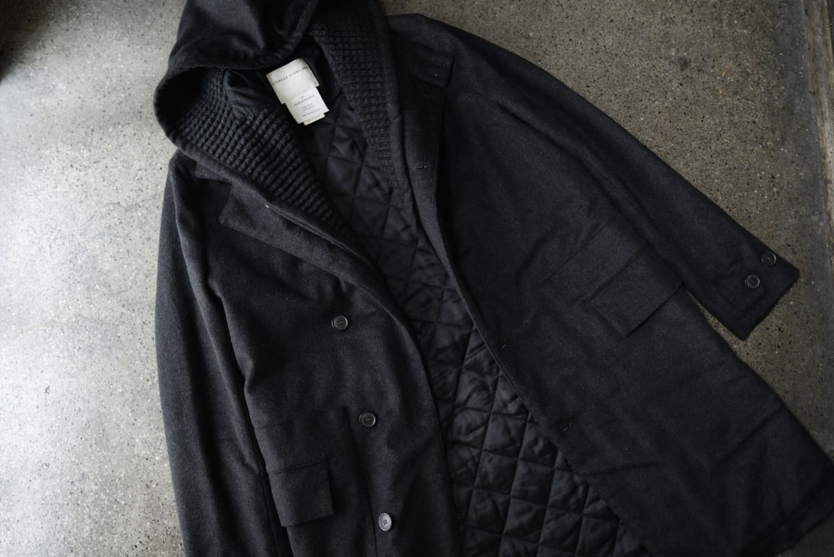 14AW ウールフードコート / STEPHAN SCHNEIDER(ステファン 14AW ウールフードコート / STEPHAN SCHNEIDER(ステファン