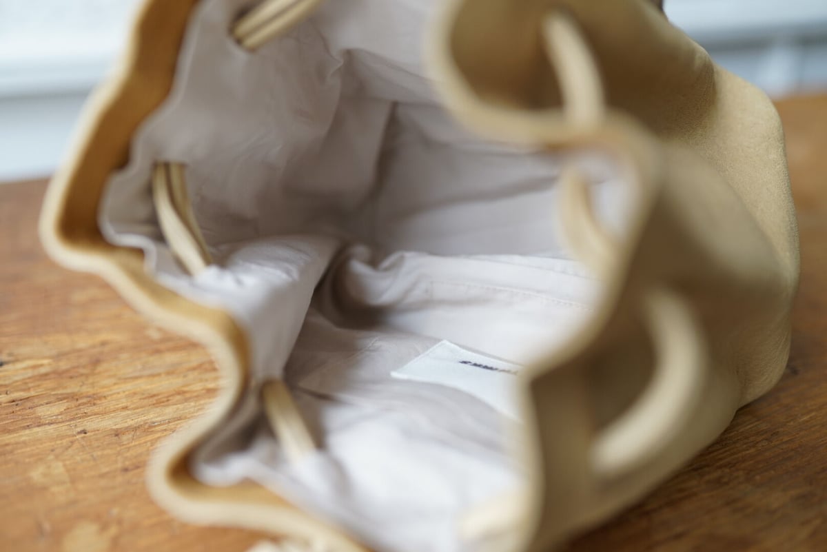 ELK BUCKET BAG エルクレザー巾着バッグ / MYTHINKS(マイシンクス) |