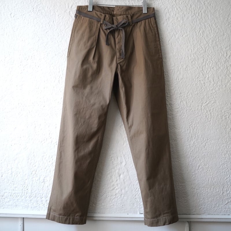 21SS “ALAIN” SELVEDGE YACHT CANVAS スポーツトラウザーズパン 21SS “ALAIN” SELVEDGE YACHT CANVAS スポーツトラウザーズパン
