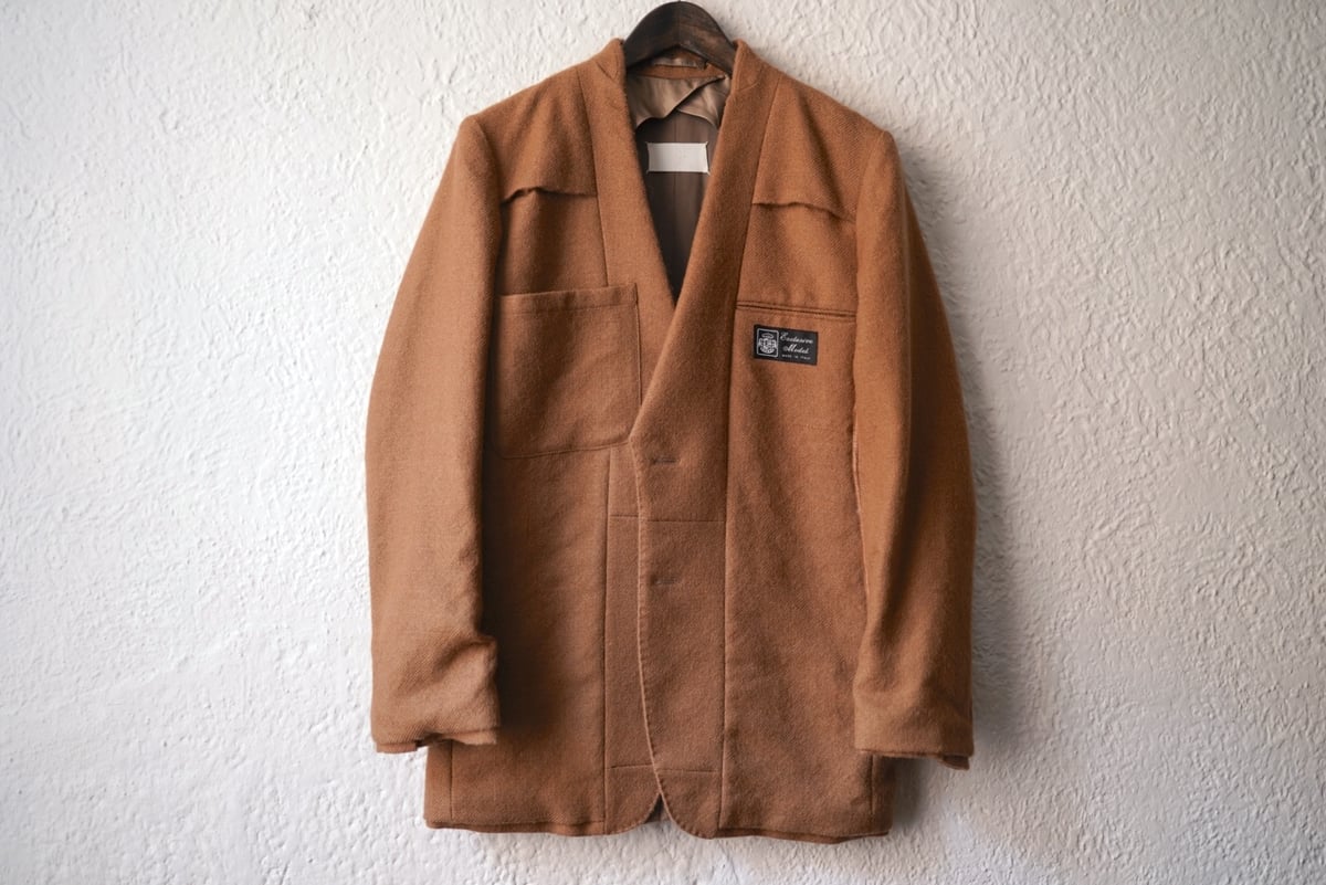 マルタンマルジェラ CUT OUT テーラードジャケット ベージュ 46 M