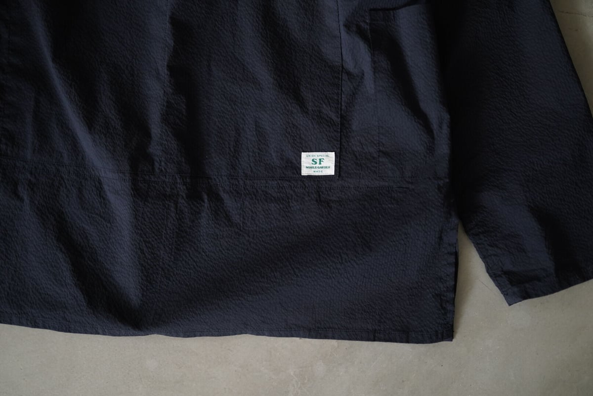 20SS LANDSCAPER SMOCK シアサッカースモックトップス / SASSAFRA