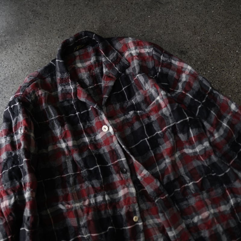 19AW チェックシャツコート / ARCHIVIO J.M.Ribot(アルキヴィオJ.Mリ