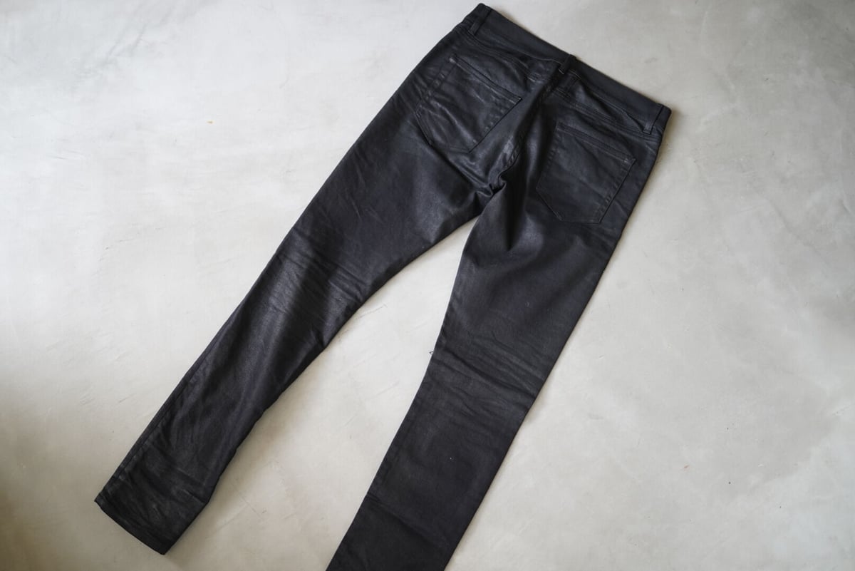 16SS D02 M/SK-LW クラッシュスキニーデニム / SAINT LAURENT P...