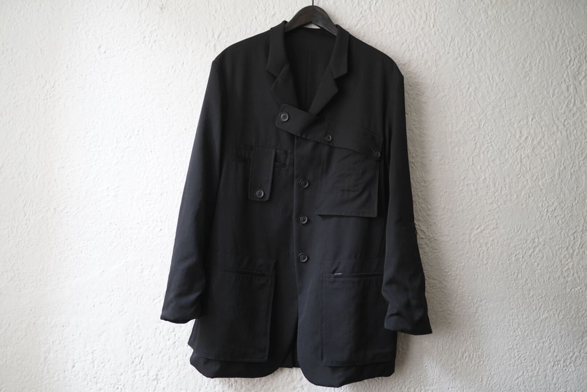 20AW シワギャバジンリバーシブルジャケット / Yohji Yamamoto POUR H