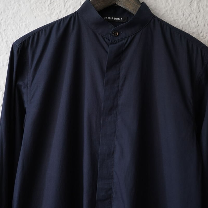 コットンバンドカラーロングシャツ / DAMIR DOMA(ダミールドーマ) | D 