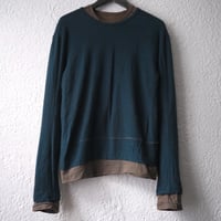 16SS MIRROR T-SHIRTS ダブルフェイスクルーネックニットセーター / tai