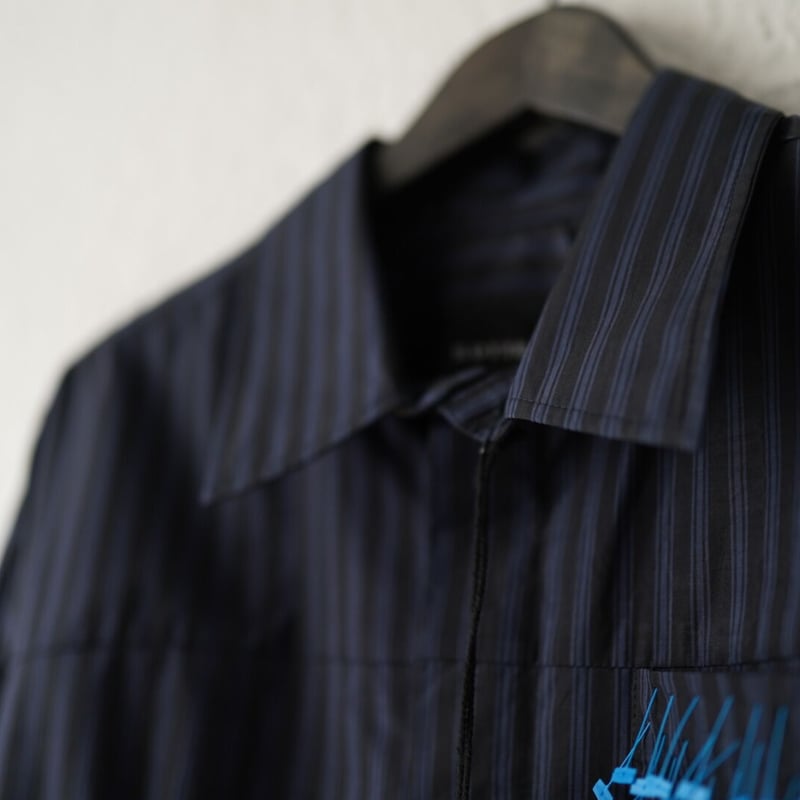 20AW ROUND BACK SHIRT ストライプシャツ / BOTTER(ボッター) | 20AW ROUND BACK SHIRT ストライプシャツ / BOTTER(ボッター) |