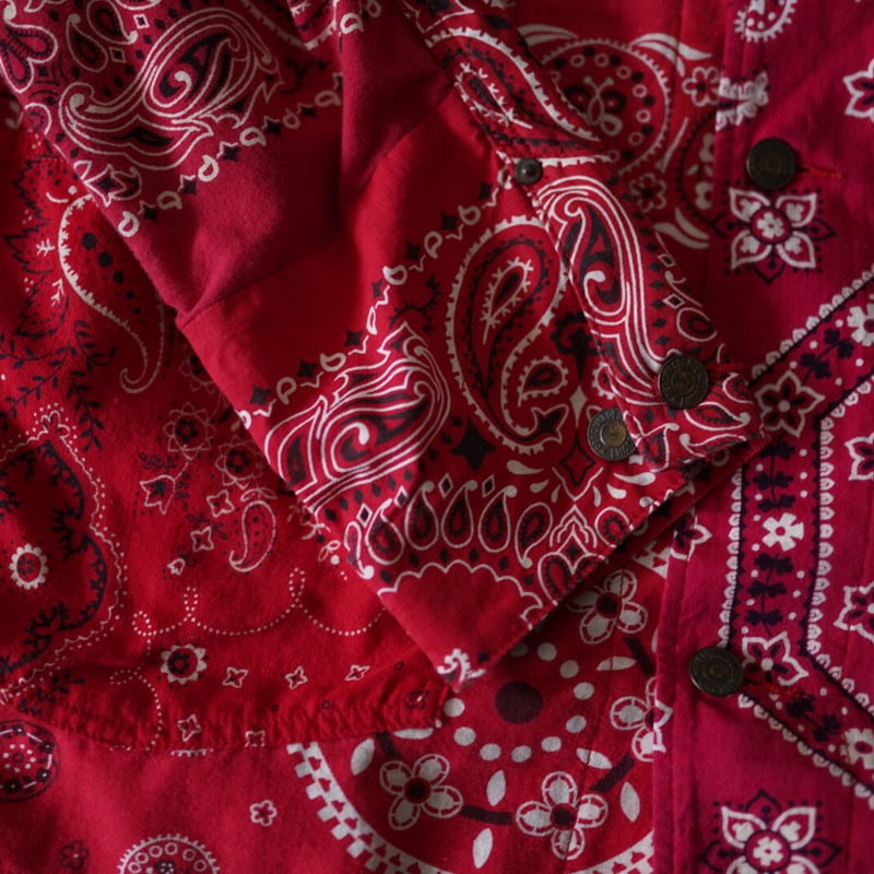 BANDANA BURN COAT バーンコート ペイズリーバンダナ / READYMADE(