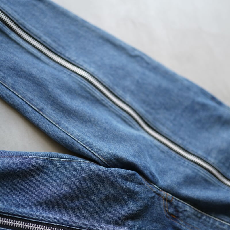 17AW ZIPPED DENIM PANTS ジップデニムパンツ / JOHNLAWRENC 17AW ZIPPED DENIM PANTS ジップデニムパンツ / JOHNLAWRENC