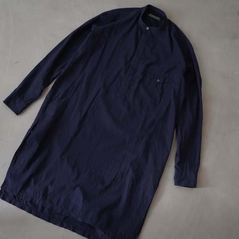 ノーカラーロングシャツ / CHRISTOPHE LEMAIRE(クリストフルメール) | D