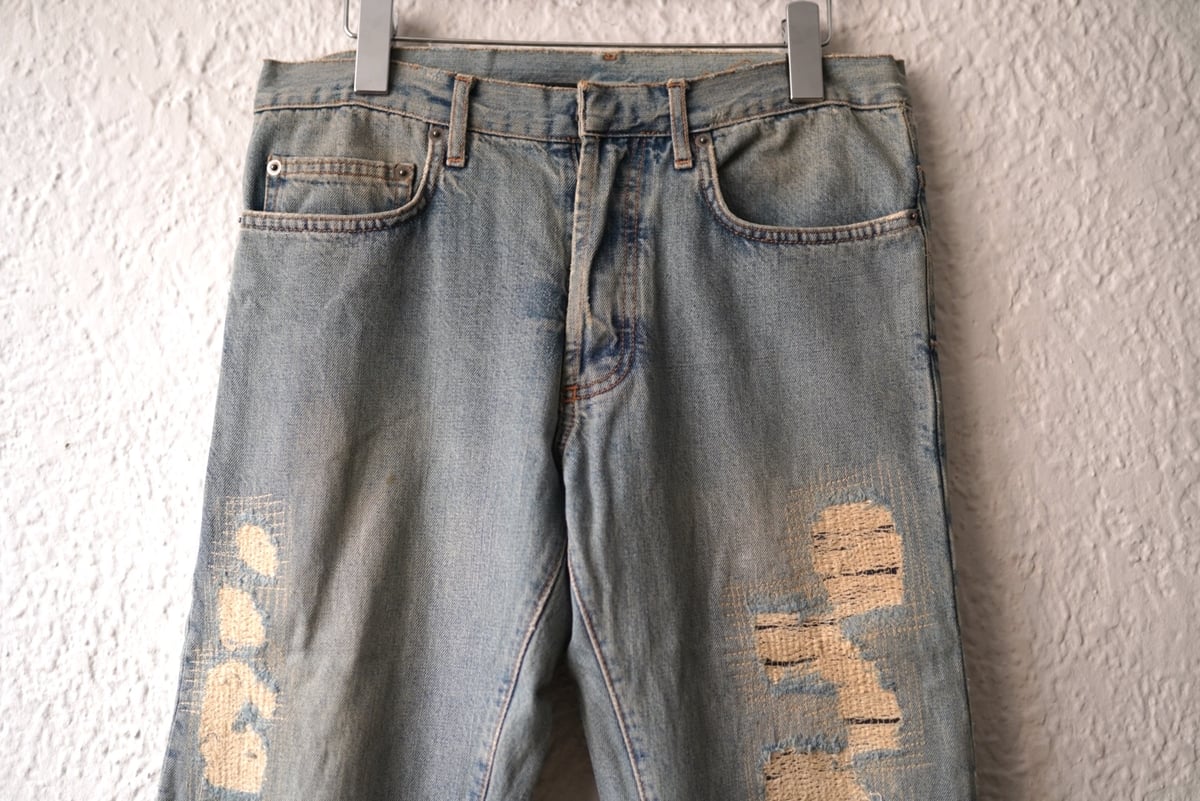 06SS エディ期 クラッシュ加工デニムパンツ / Dior HOMME 06SS エディ期 クラッシュ加工デニムパンツ / Dior HOMME