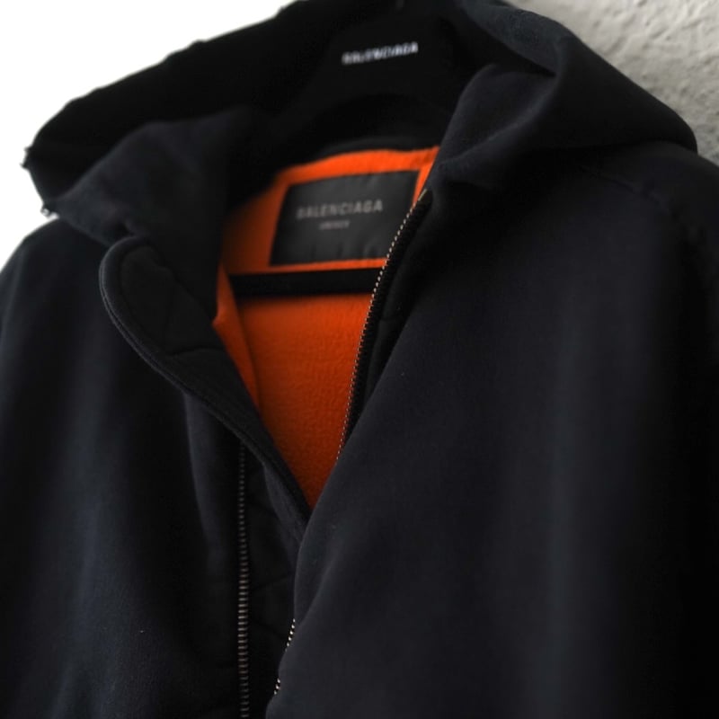 BALENCIAGA 22AW オーバーサイズボンバーフーデットジャケット 中古