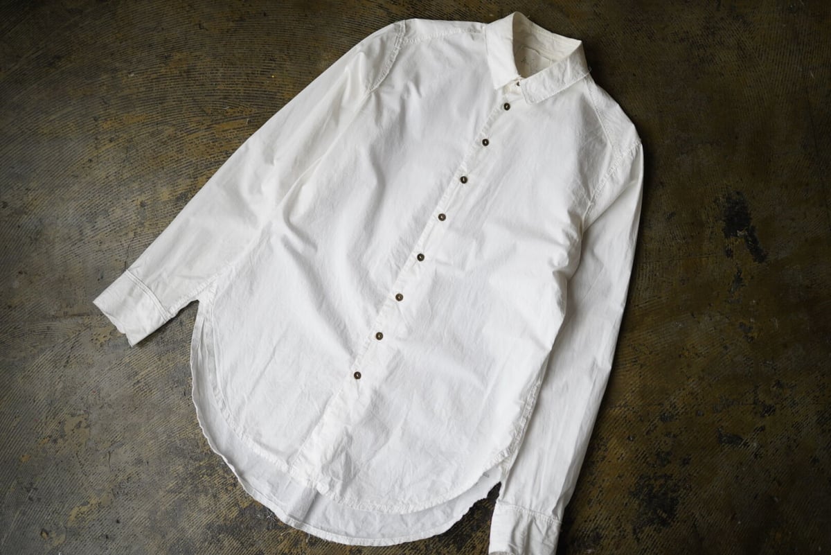 araki yuu コットンネップシャツ 