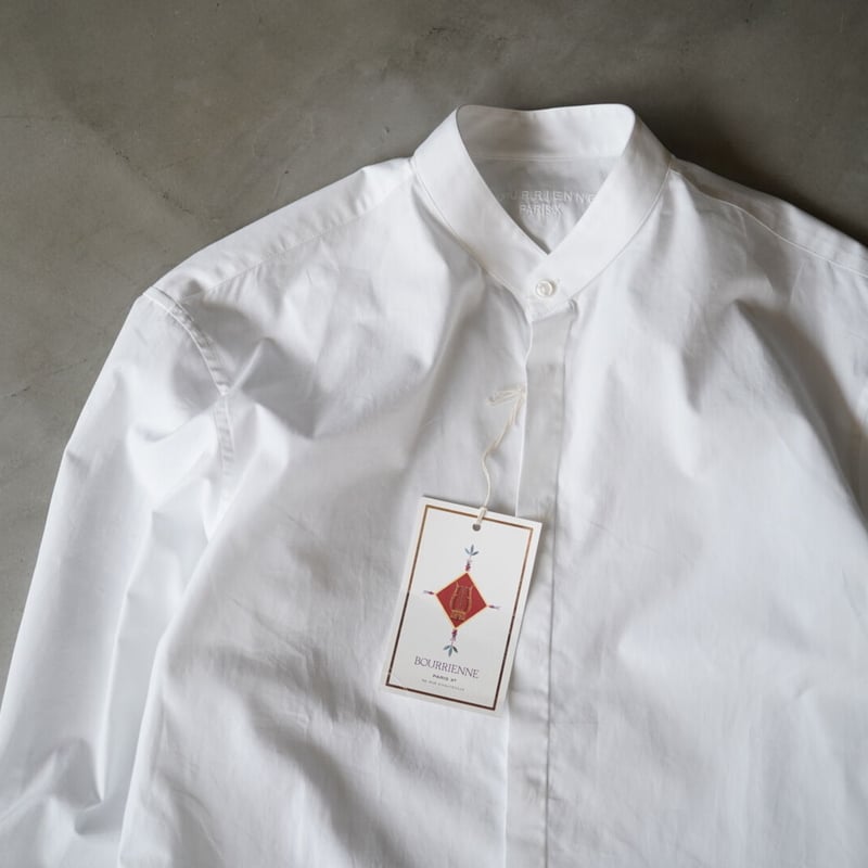 Bourrienne Paris X スタンドカラー シャツ