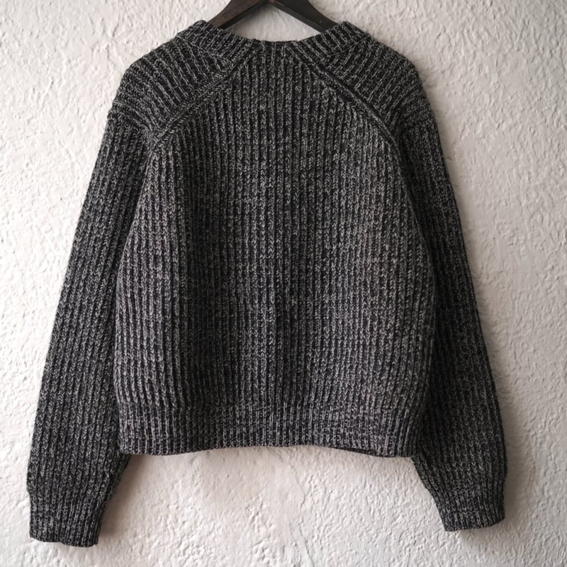 Acne studios (アクネストゥディオス) ショットランドウールクルーネックニットセーター ベージュ サイズ:XXS