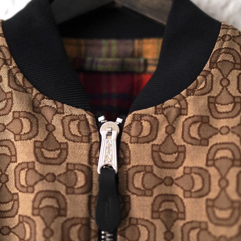 23SS ALPHA INDUSTRIES ×SLAM JAM ホースビット柄ボンバー 23SS ALPHA INDUSTRIES ×SLAM JAM ホースビット柄ボンバー