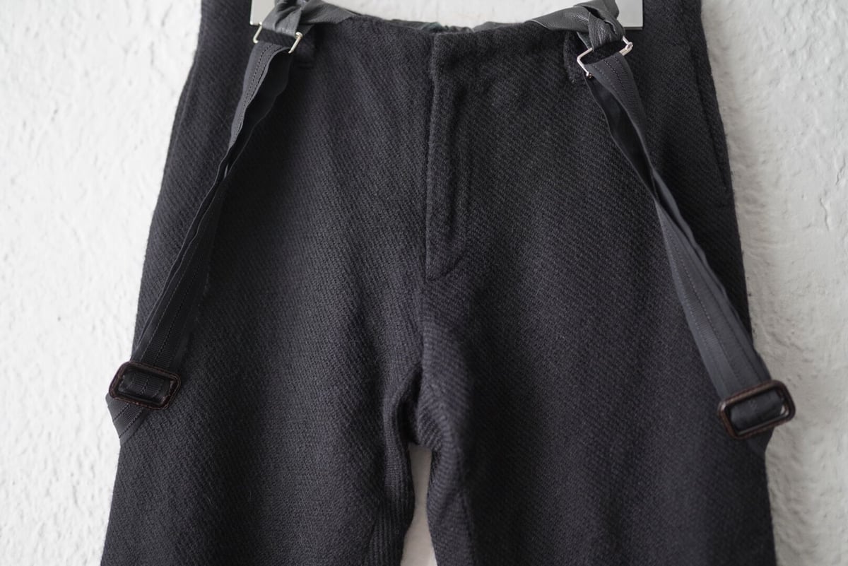 17AW WSP03 ウールツイルサスペンダーパンツ / Geoffrey.B.Small 17AW WSP03 ウールツイルサスペンダーパンツ / Geoffrey.B.Small