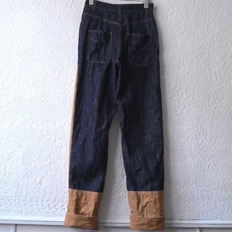 21AW Essence Panelled Jeans ワークデニムパンツ / WALES B
