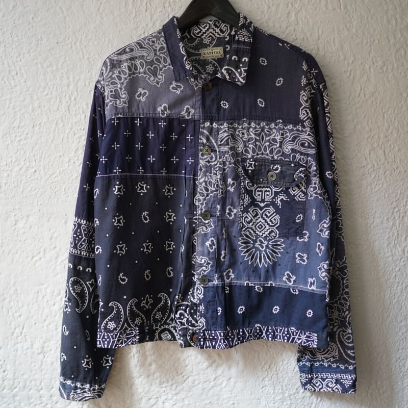 Bandana Patchwork 1st Jacket バンダナシャツジャケット / KAP Bandana Patchwork 1st Jacket バンダナシャツジャケット / KAP