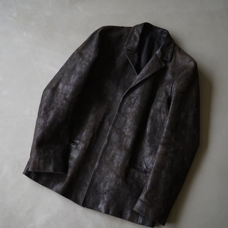 2004年 CARPE DIEM ホースデストロイレザージャケット サイズ2