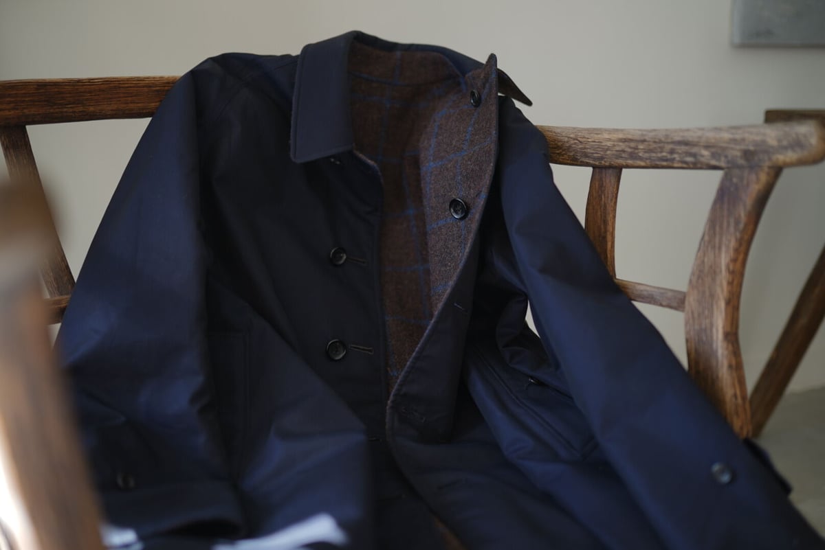 リバーシブルシングルラグランコートⅡ / ANATOMICA(アナトミカ リバーシブルシングルラグランコートⅡ / ANATOMICA(アナトミカ