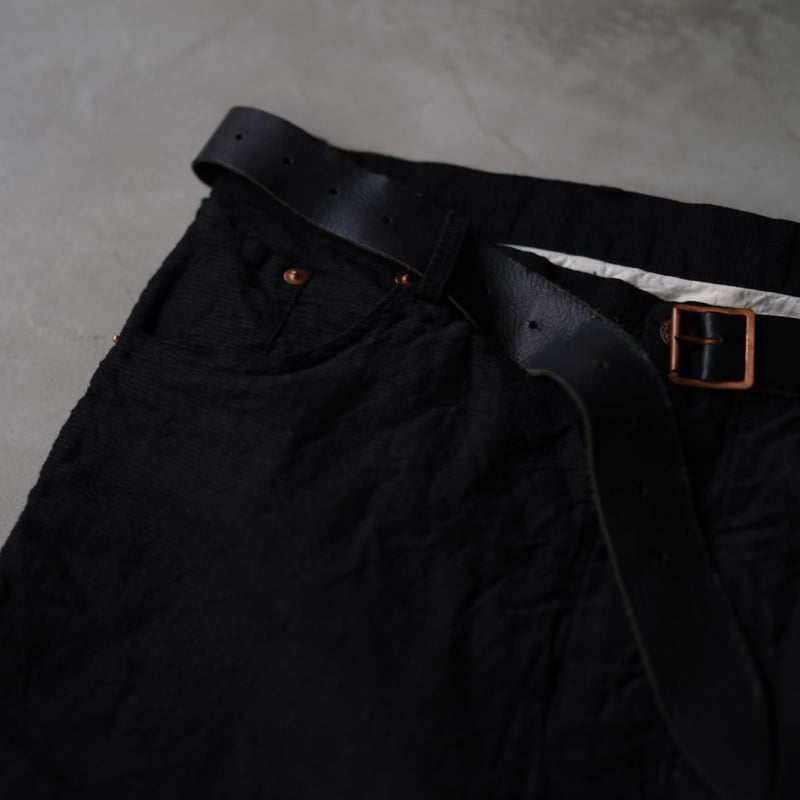 18SS Belt Jean リネンウールベルトジーン パンツ / Paul 18SS Belt Jean リネンウールベルトジーン パンツ / Paul